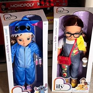 ILY Dolls Stitch and Belle